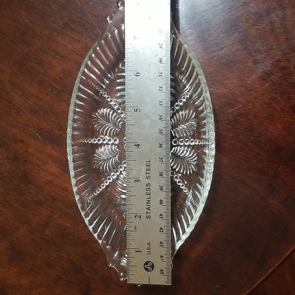 GORGEOUS VINTAGE DEPRESSION 6 PIECE FERN PATTERN DISHES - Picture 5 of 6